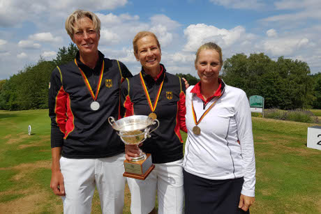 Susanne Lichtenberg, Anna Lundberg (links) und Stephanie Kiefer (rechts im Bild). (Foto: C&V Sport Promotion)