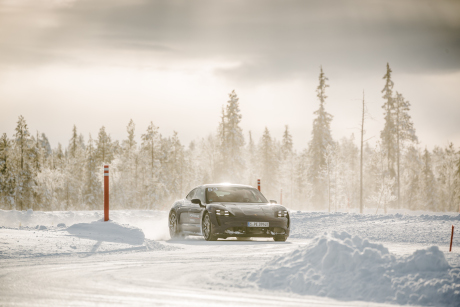 Porsche Golf Circle in Levi, Finnland: Porsche Ice Experience