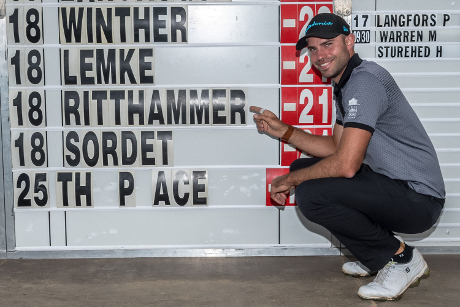 Bernd Ritthammer war mehr als zufrieden mit dem Turnierverlauf und kehrt nach einem Jahr Pause auf die European Tour zurück. (Foto: golfsupport.nl/Jos Linckens)