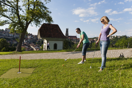 Golf in der Fribourg Region in der Schweiz