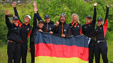 Die deutschen Damen gewinnen Bronze (Foto: DGV/stebl)